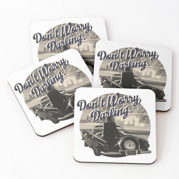 Item preview, Aesthetic minimalist movie poster "Don’t worry Darling" (2021) designed and sold by TrueType.
