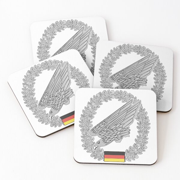 Item preview, Paratrooper Bundeswehr beret badge designed and sold by Justode.