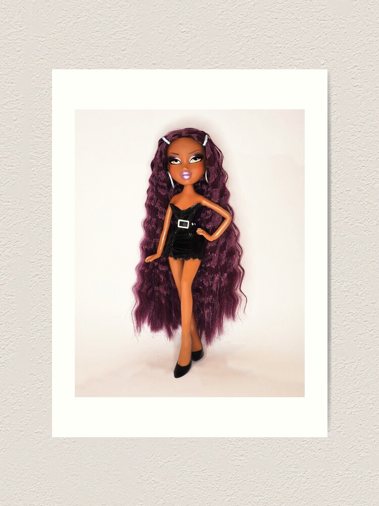 Bratz Sasha Purple Hair (@bratz.blush) | Art Print