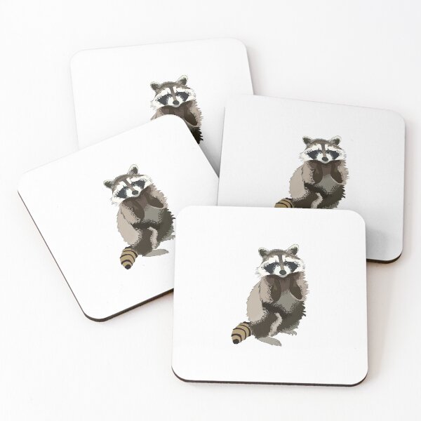 Item preview, raccoon designed and sold by imfeelingbatty.