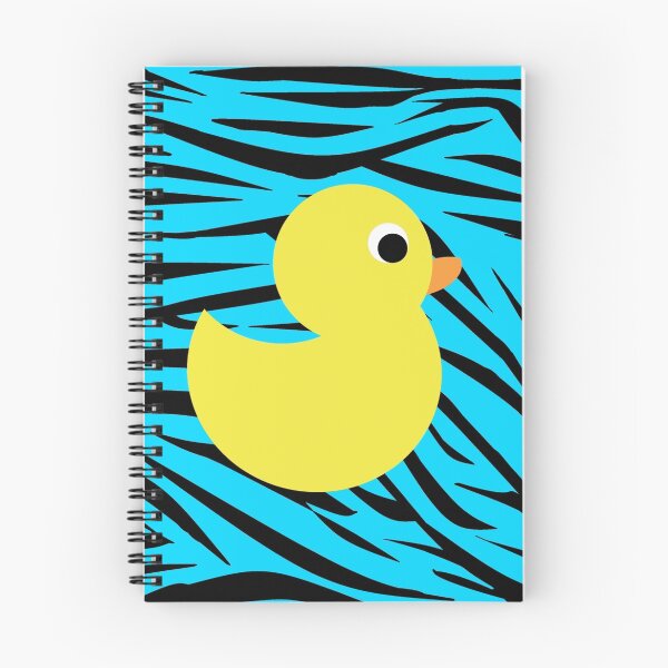 Item preview, Rubber Duck Teal Zebra designed and sold by BeachBumFamily.