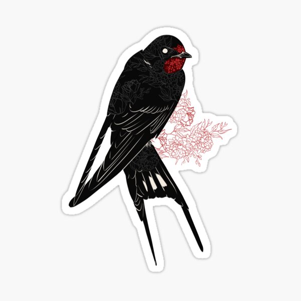 Hirundo rustica Sticker