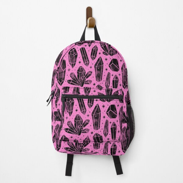 Aperçu de l'œuvre Black Crystal on Pink créée et vendue par Paisley Yazel.