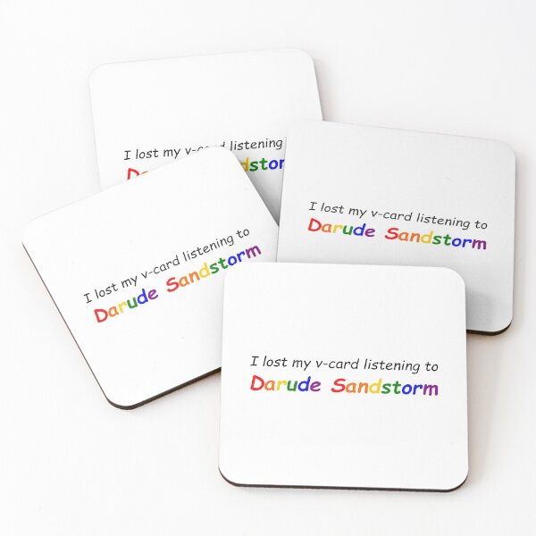 Item preview, I lost my v-card listening to darude sandstorm bumper  designed and sold by cangurojoe.