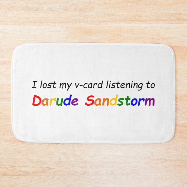 Item preview, I lost my v-card listening to darude sandstorm bumper  designed and sold by cangurojoe.