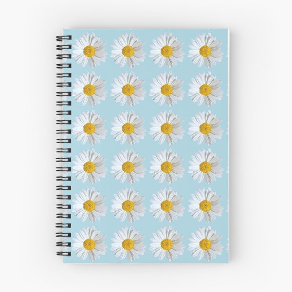 Item preview, Copy of white daisies blossom on light blue designed and sold by A-using-colors.