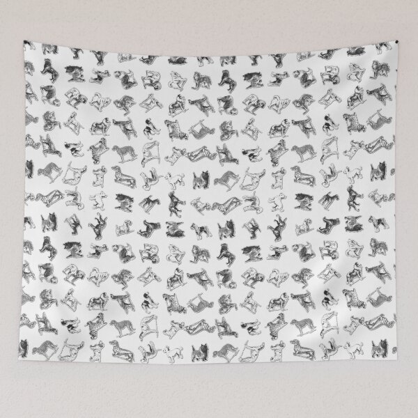 Item preview, Many many dogs pattern designed and sold by AlexSin.
