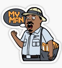 My Man Mail man Sticker