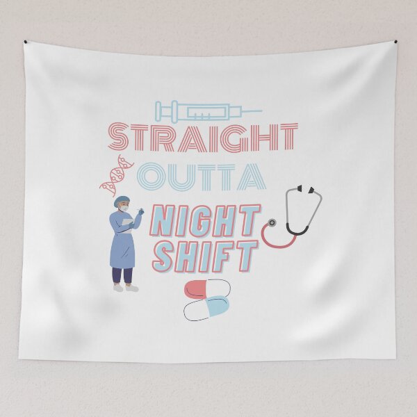 Item preview, Straight Outta NIghtshift designed and sold by WeStarDust.