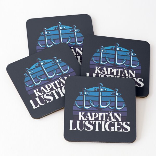 Item preview, Retro Sunset Anchor Kapitän lustiges designed and sold by TamGustam.