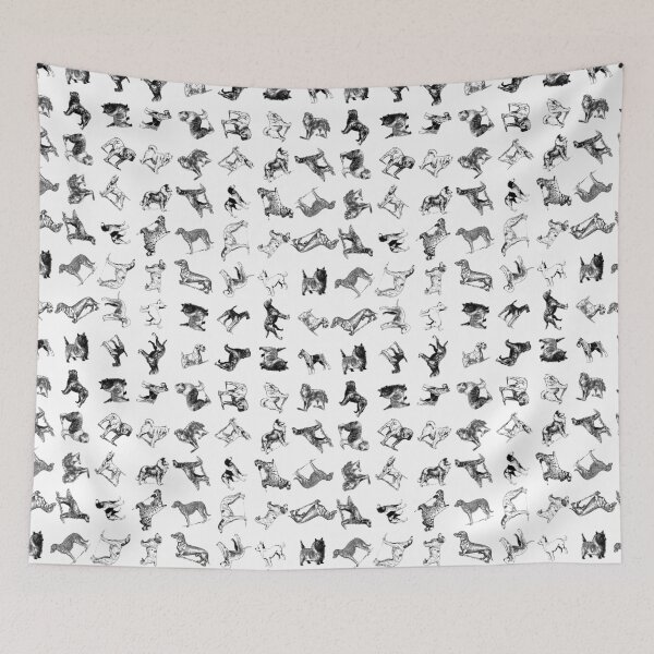 Item preview, Many many dogs pattern designed and sold by AlexSin.