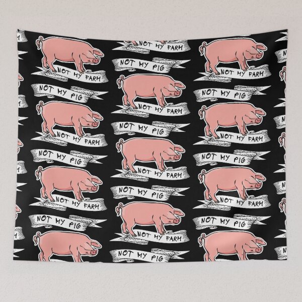 Item preview, not my pig not my farm designed and sold by DisenyosDeMike.
