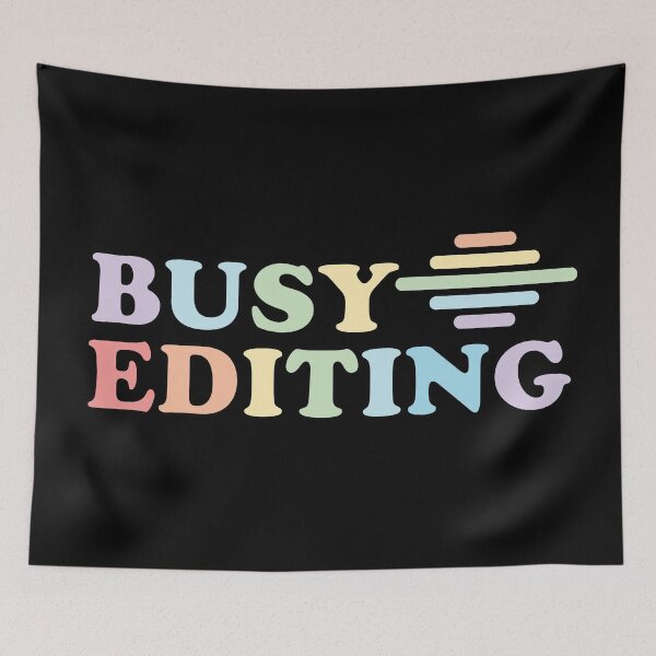 Item preview, Busy editing designed and sold by empathylife.