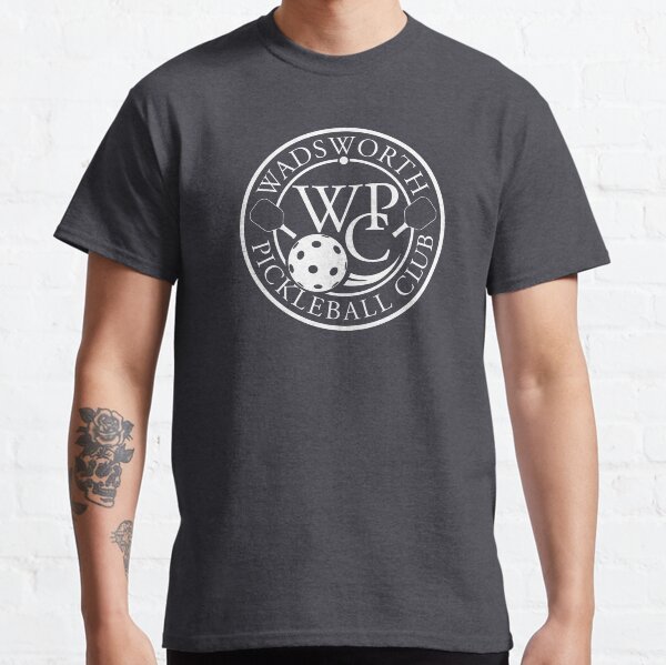 Wadsworth Pickleball Club white round logo Classic T-Shirt