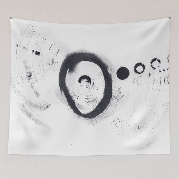 Item preview, ink explorations (068) - abstract black india ink painting designed and sold by expl-rations.