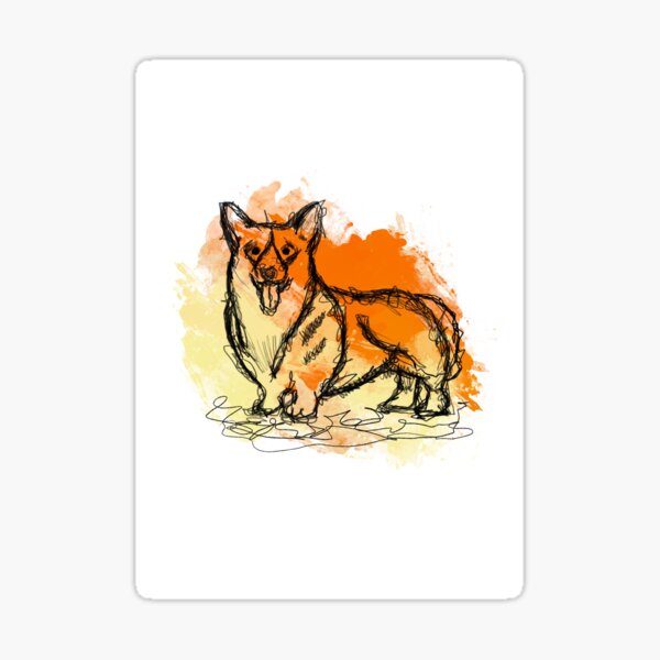 Corgi Sticker
