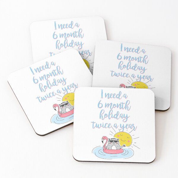 Item preview, I need a  6 month  holiday twice a year designed and sold by Click-Tees.