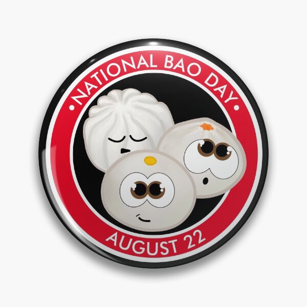 Item preview, National Bao Day, cute kawaii dumplings designed and sold by HolidayBug.