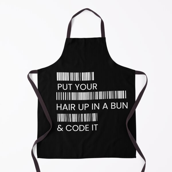 Item preview, Put Your Hair Up In A Bun And Code It Barcode Translation| Programming Engineer designed and sold by BUCHRA.