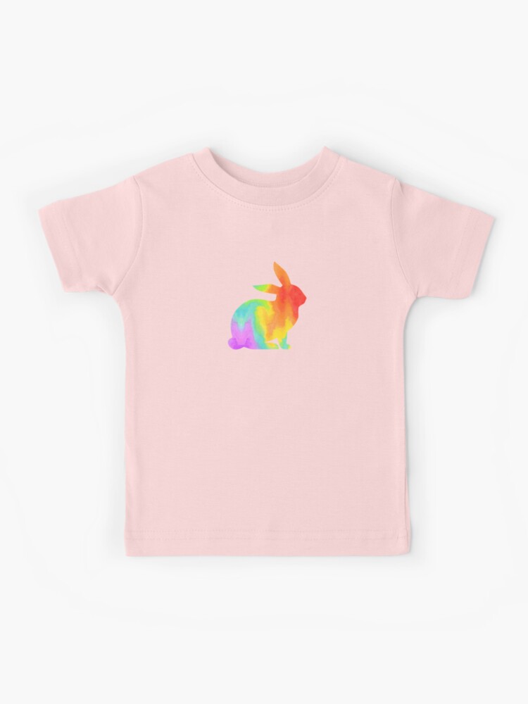 ★AWESOMEUS★ OVER THE RAINBOW RABBIT PIGMENT TSHIRT 4COLOR 71Y2G3MVP0L.jpg