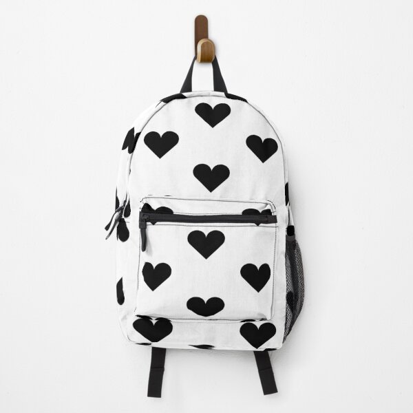 Item preview, Medium BLACK and WHITE LOVE HEARTS designed and sold by RachelMacht.