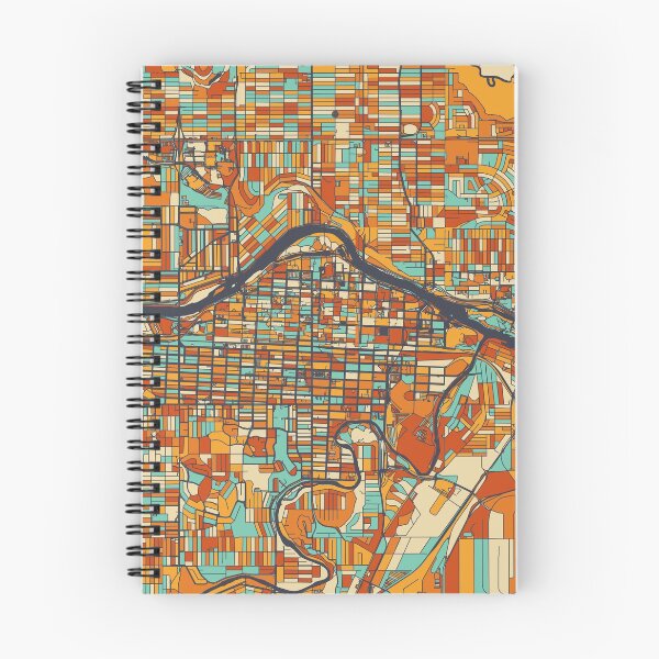 Item preview, Calgary Map - Mosaic - Retro Colors designed and sold by HomeCities.