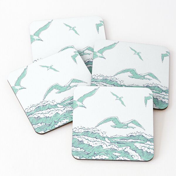 Item preview, Blue Ocean Waves designed and sold by Imakeyouhappy.