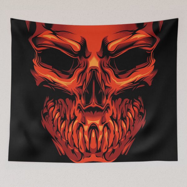 Item preview, Red Skull face of toothy venom designed and sold by Volonoff.