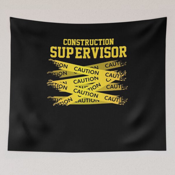 Item preview, Construction Supervisor designed and sold by shirtbubble.