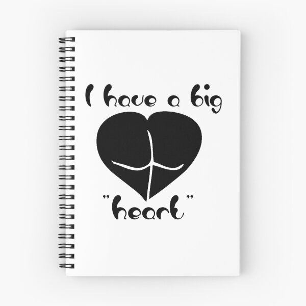 Item preview, I have a big heart /butt funny design  designed and sold by TheGiftingTree.