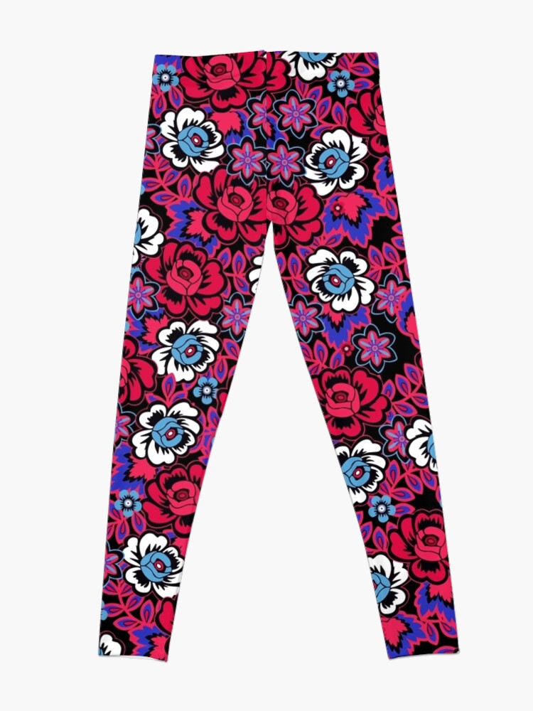 Alternate view of Folksy, folk repeat print Leggings