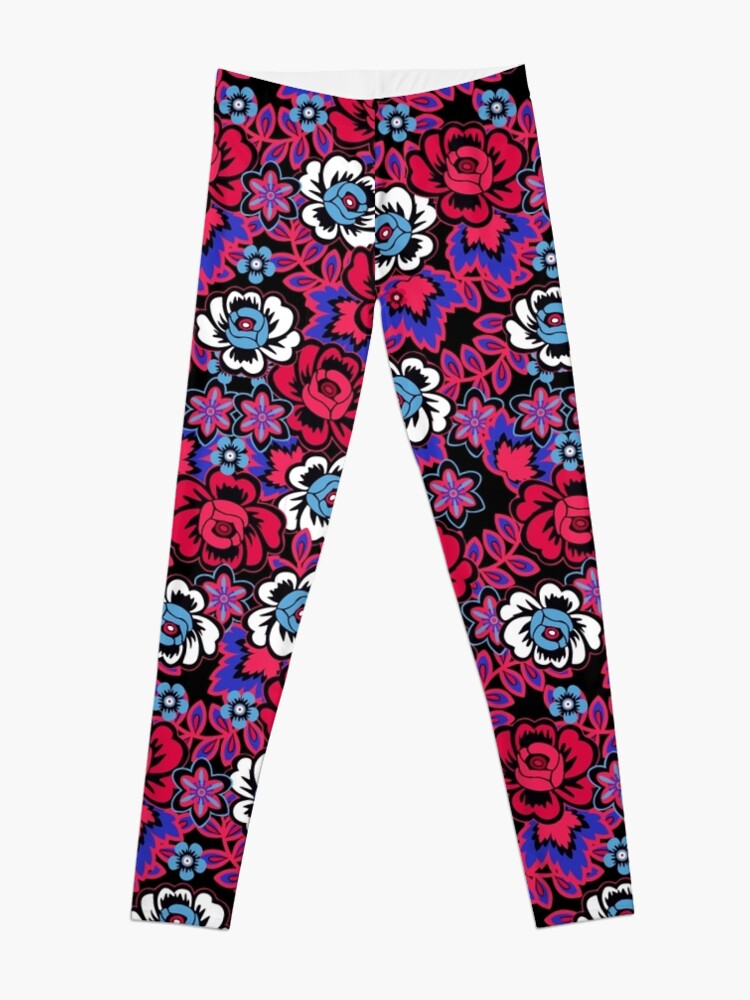 Alternate view of Folksy, folk repeat print Leggings