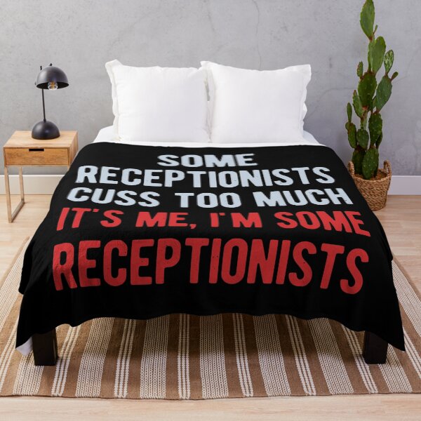 Item preview, Funny Receptionist designed and sold by artworkbyrihen.