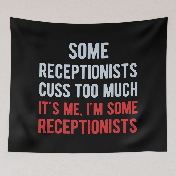Item preview, Funny Receptionist designed and sold by artworkbyrihen.
