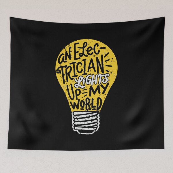 Item preview, An Electrician Lights Up My World designed and sold by shirtbubble.