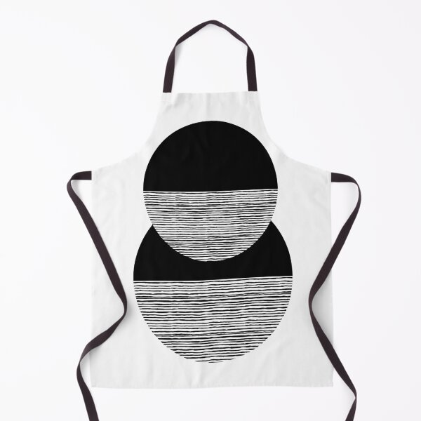Item preview, Abstract Geometric Circle Line Art - Black and White designed and sold by Melody Watson.