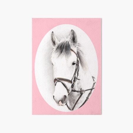 Item preview, Horse Portrait-Pink designed and sold by SandraWarmerdam.