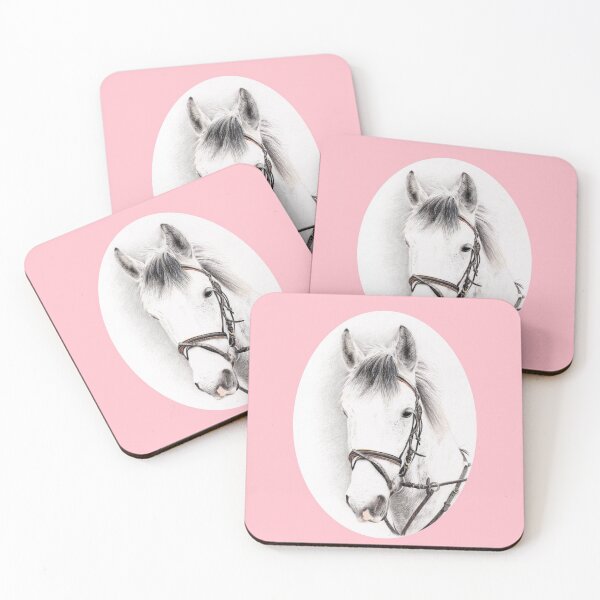Item preview, Horse Portrait-Pink designed and sold by SandraWarmerdam.