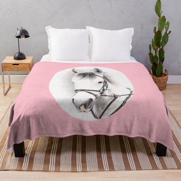 Item preview, Horse Portrait-Pink designed and sold by SandraWarmerdam.