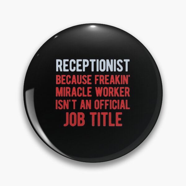 Item preview, Funny Receptionist designed and sold by artworkbyrihen.