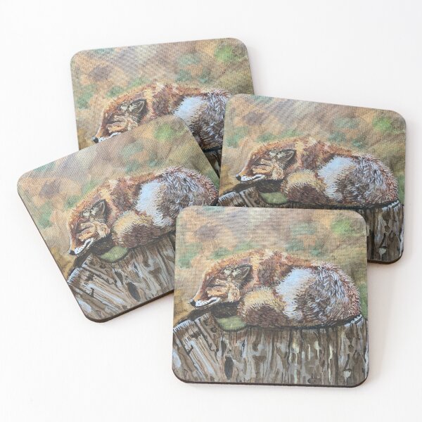 Item preview, Fox on Tree Stump designed and sold by Lynn Harriet.