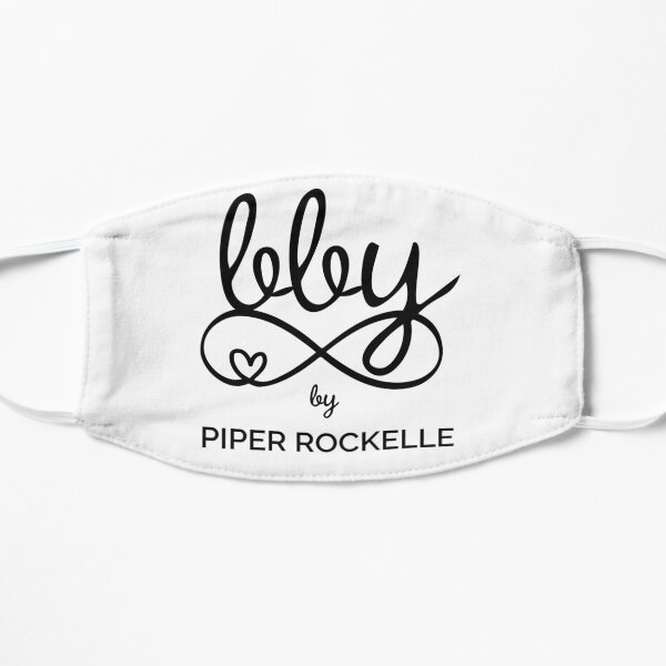 Copy of Cute piper rockelle typography with hearts Flat Mask