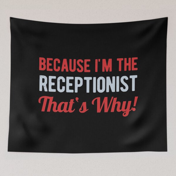Item preview, Funny Receptionist designed and sold by artworkbyrihen.