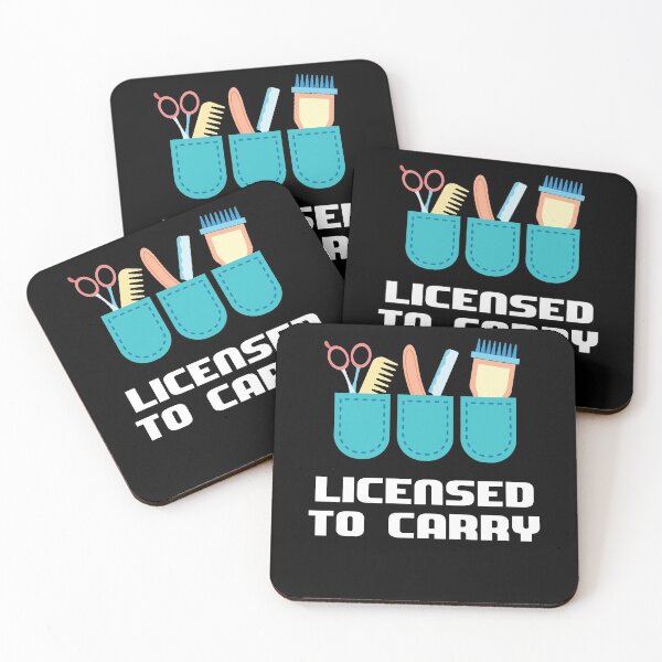 Item preview, Licensed to carry - Funny Hairdresser designed and sold by shirtbubble.