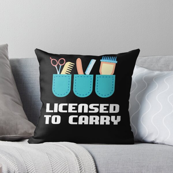 Item preview, Licensed to carry - Funny Hairdresser designed and sold by shirtbubble.