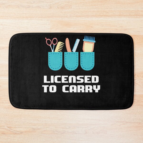 Item preview, Licensed to carry - Funny Hairdresser designed and sold by shirtbubble.