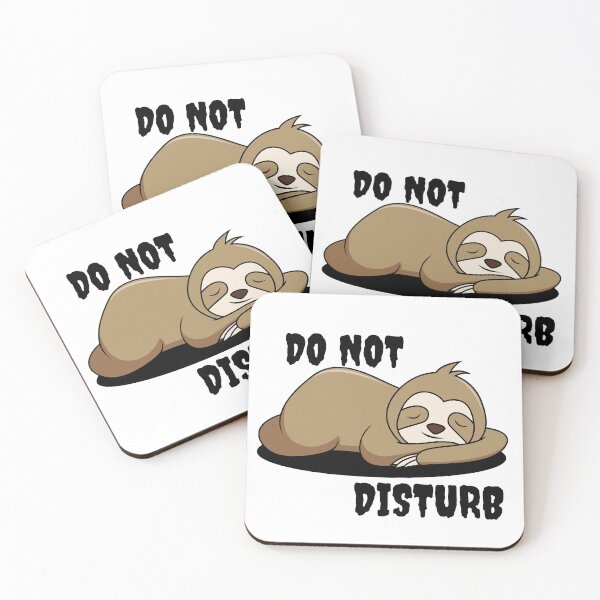 Item preview, Do not disturb sleeping sloth designed and sold by Qandy.
