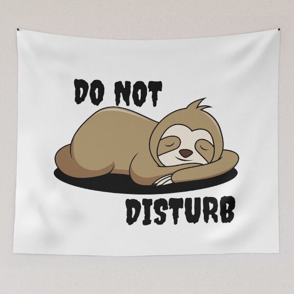 Item preview, Do not disturb sleeping sloth designed and sold by Qandy.