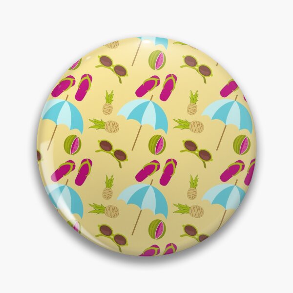Item preview, Beach design pattern with beach umbrella designed and sold by CutieBlue.