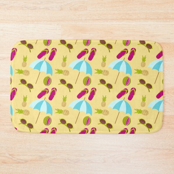 Item preview, Beach design pattern with beach umbrella designed and sold by CutieBlue.